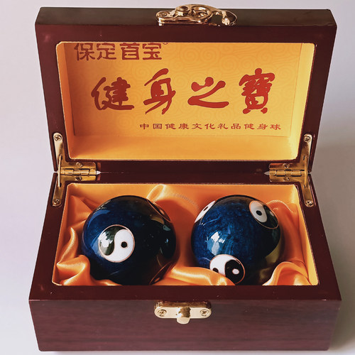 保定铁球健身球中老年手球保健球空心铃音球手握手转球礼品球 - 图2