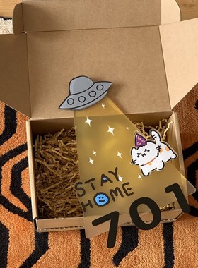 亚克力门牌号指示牌ins高颜值