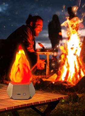 万圣节火焰装饰灯氛围灯露营节日