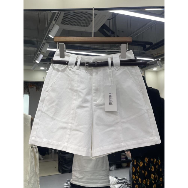2026 Summer Korean Fashion Versatile High Waist Slim Pants Casual Pants Women's suit Pants Work Wear Wide Leg Shorts Trendy 5361