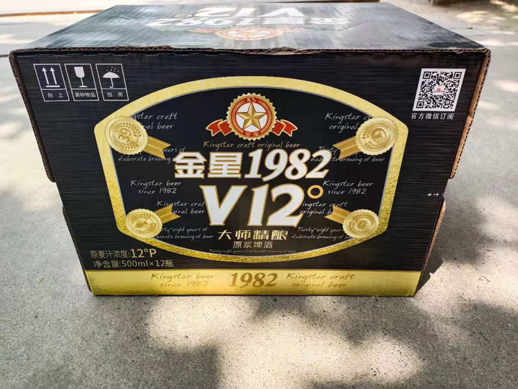 金星原浆1982v12度精酿啤酒500ml*12瓶/箱郑州三环内包邮 - 图2