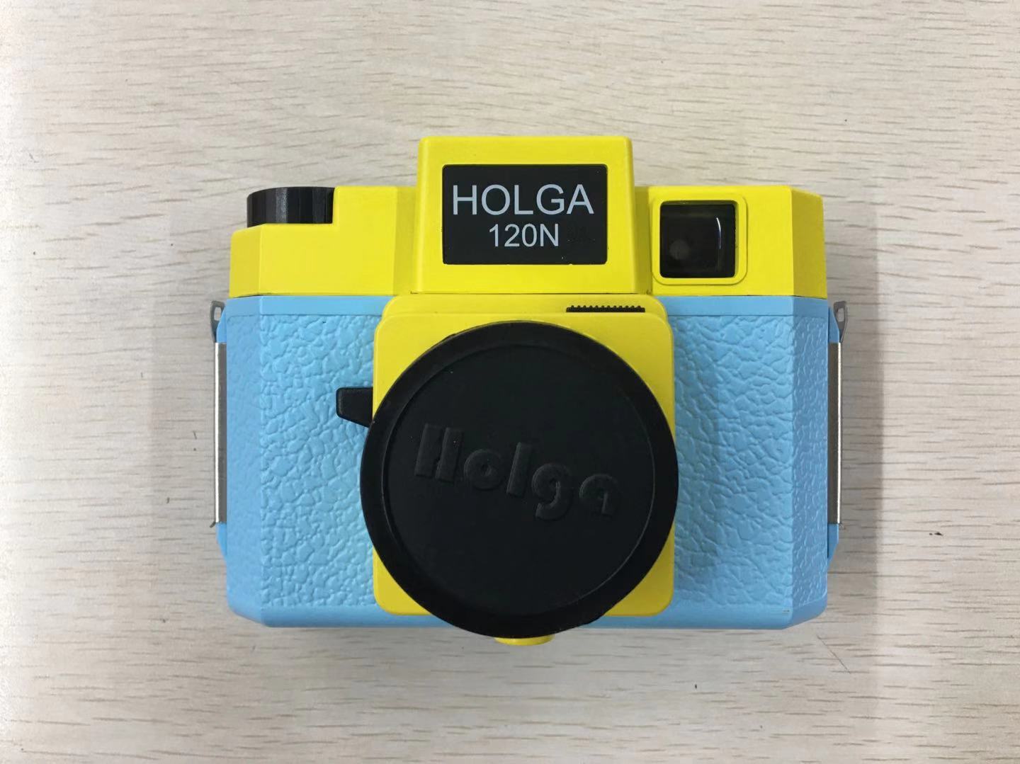 Holga 彩色相机 120N漏光大师黑色塑料树脂镜头可接彩闪 复古相机 - 图0