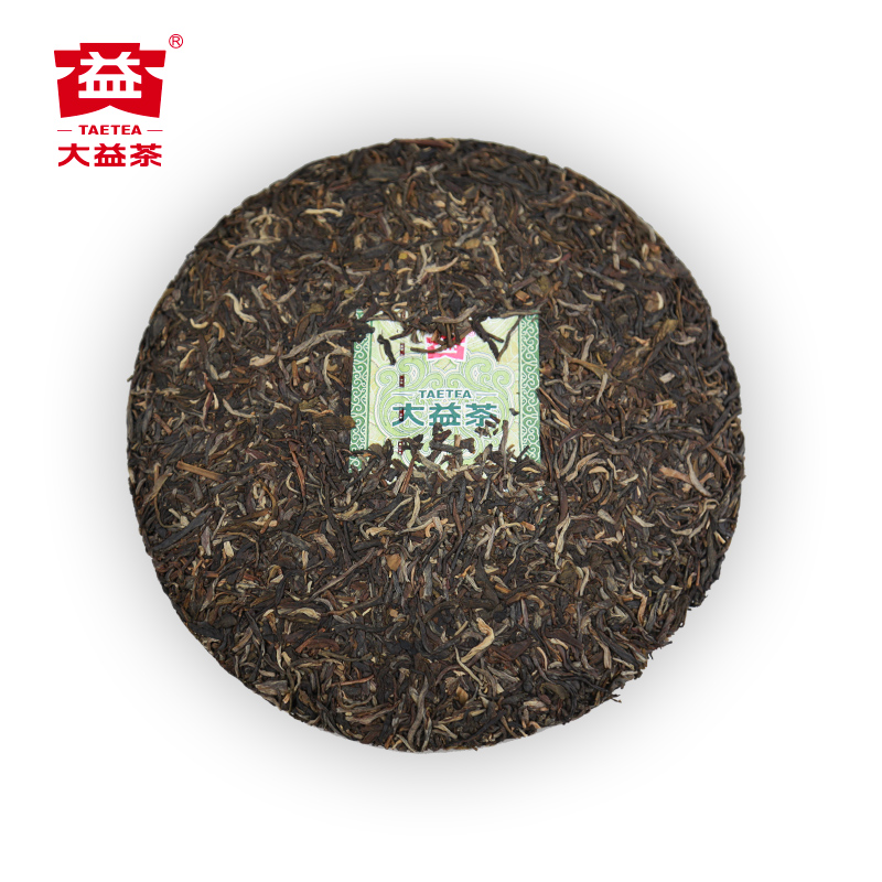 7片装 大益7542生茶2018年1801批次传统生普洱茶357g*7饼七子饼茶