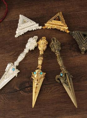 藏传密宗带底座秽迹金刚杵