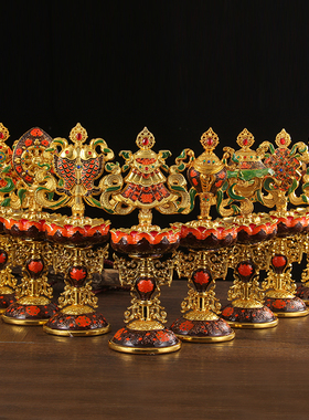 尼泊尔手工艺景泰蓝密宗吉祥