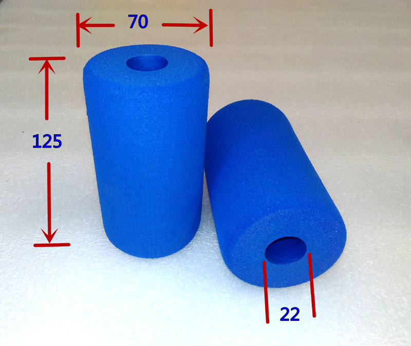 美腰机泡棉套健身器材海绵套管配件收腹机健腹器仰卧起坐勾脚泡沫-图1