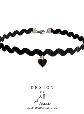 会是t恤的百搭项链甜美樱桃项圈