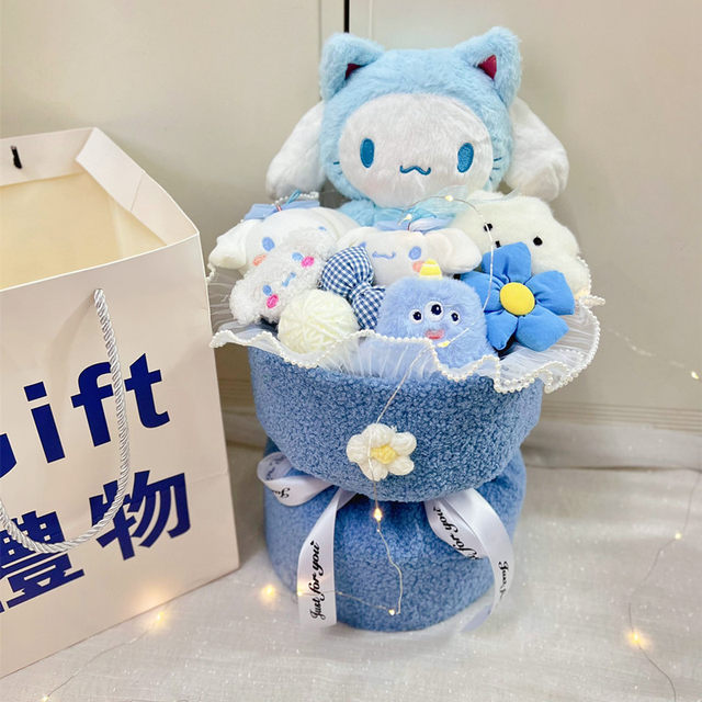 Birthday gift for girls, Hu, children, Yugui, dog flowers