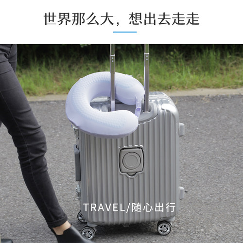 护颈枕 U形枕夏季清凉保护颈椎办公室午睡枕车用旅行舒适凉枕夏天 - 图0