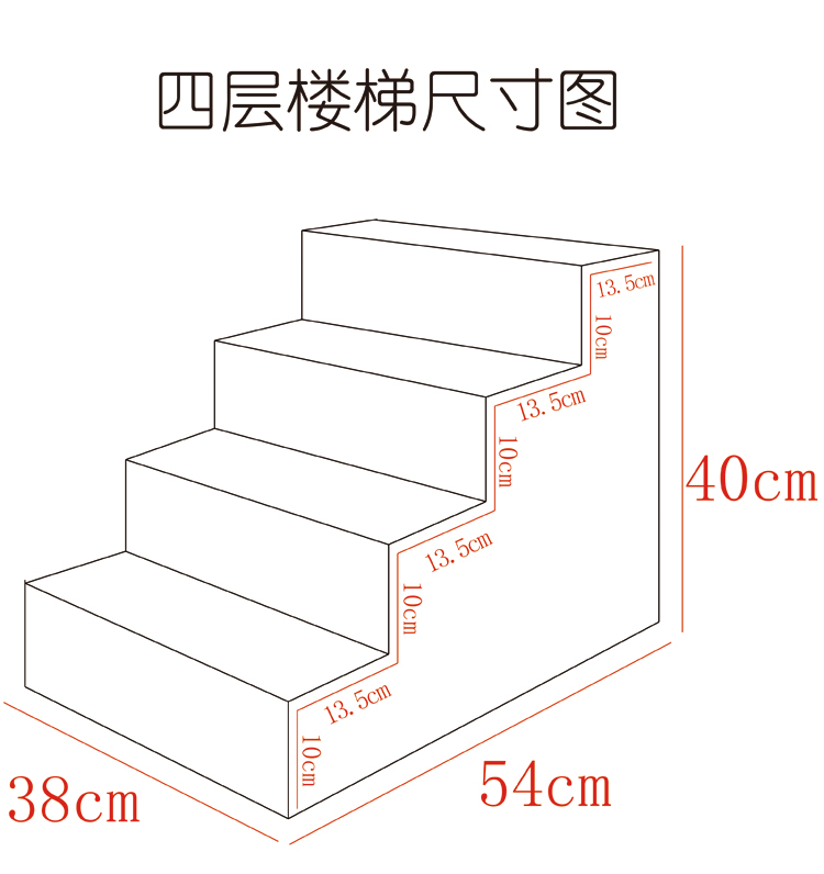 宠物楼梯猫狗楼梯泰迪小型犬海绵梯子台阶上床爬梯垫子宠物狗用品 - 图2