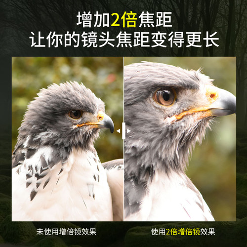 日本进口 Kenko肯高  HD pro 2X DGX 高清 2倍增距镜 远摄打鸟 增倍镜 增长焦距 拍月亮 部分镜头可自动对焦 - 图0