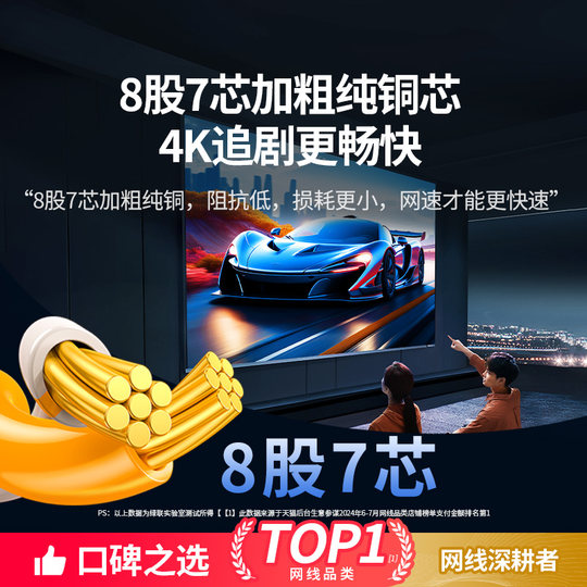 Плоский сетевой кабель Greenlink Gigabit Five, международные сертификаты