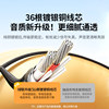 Greenlink 3.5 silver-plated copper audio cable has clearer sound quality