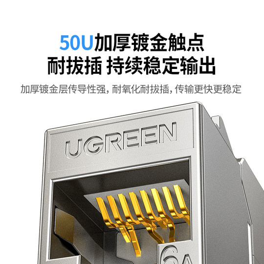 Greenlink Category 6e shielding-free module passed FLUKE