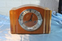 Shanghai Clock Factory Sanwu brand 555 old mechanical table clock all copper movement produced in December 1972 copper movement