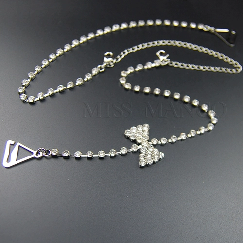 Нижнее белье, бретели, галстук-бабочка, бюстгалтер, надевается на плечо