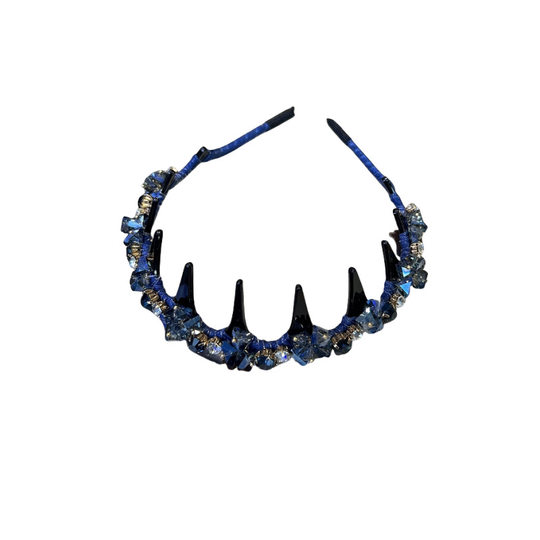 韩系轻奢水晶发箍高级感发梳带齿碎发头箍百搭洗脸发卡头饰女