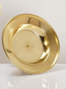 家用大口径佛前七供八供盘