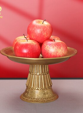 传统藏式吉祥供盘果盘慧宝佛具