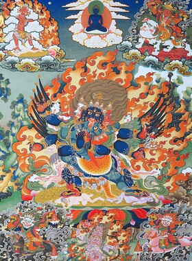 普巴金刚唐卡画像挂画