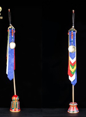 尼泊尔锡杖底座民族特色工艺品