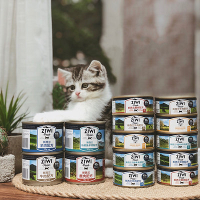 ziwi猫咪纯肉主食罐头滋益巅峰幼猫牛肉鸡肉增肥无谷主食猫罐湿粮_虎窝淘
