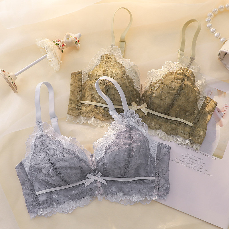 无钢圈调整型收副乳防下垂薄款内衣 嫦香诗文胸