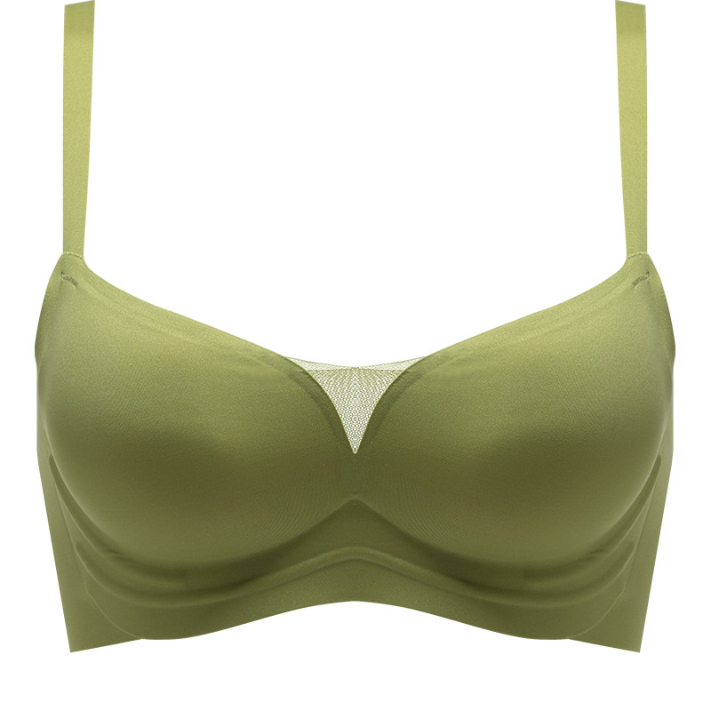 女夏小胸无痕无钢圈收副乳显大内衣 嫦香诗文胸