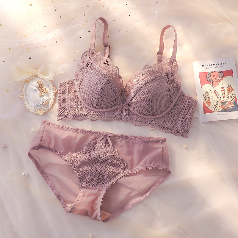 调整型无钢圈薄款收副乳防下垂胸罩 嫦香诗文胸