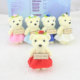 Flower packaging Christmas foam bear bouquet bear doll