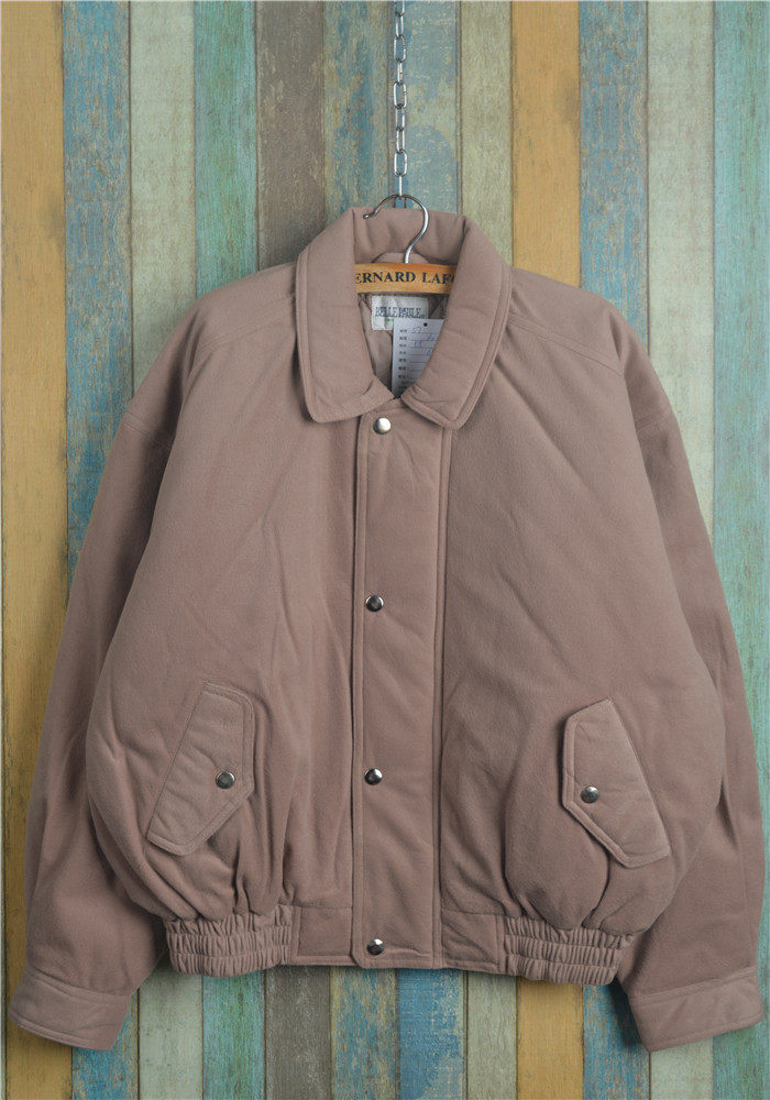 古着vintage飞行夹克厚款夹棉男女休闲工装棒球服冲锋衣宽松外套_虎窝淘
