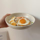 Sesame-spotted matte fat-reducing plate salad bowl