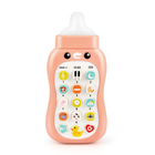 奶瓶婴儿手机玩具电话宝宝儿童益智早教音乐0-1-3岁可咬安抚奶嘴