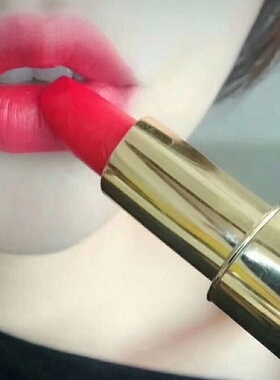 美颜秘笈天鹅绒高定口红玫瑰红口红滋润保湿唇膏不拔干不卡纹正品