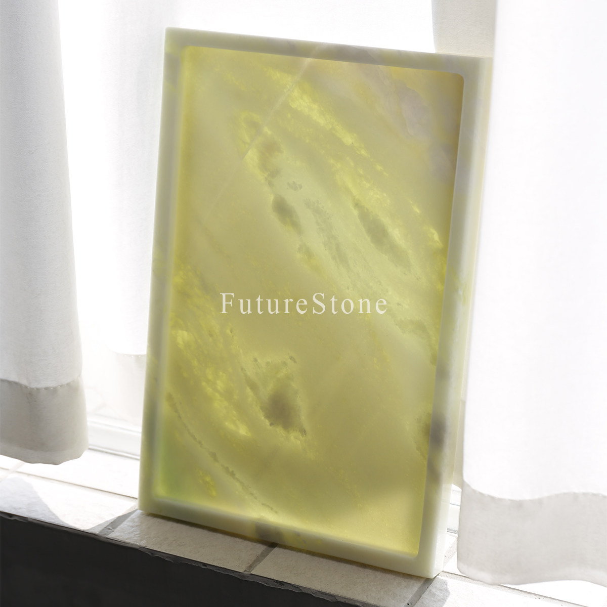 轻奢天然绿色大理石长方形托盘浴室乳液瓶置物盘护肤品化妆品收纳,淘宝优惠券,粉丝福利购,淘宝优惠卷