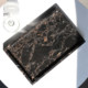 Light luxury natural black gold flower marble rectangular tray bathroom lotion bottle storage tray skin care products cosmetic storage