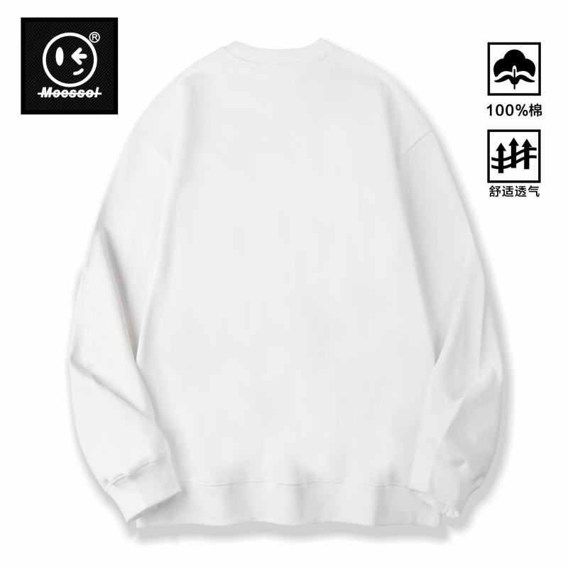 Mcessol设计师原创品牌粉色毛球小黑喵长袖卫衣男女同款全棉上衣,淘宝优惠券,粉丝福利购,淘宝优惠卷