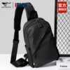 Septwolves Men's Shoulder Bag Casual and Versatile Chest Bag