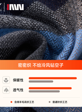 七匹狼时尚含羊毛围巾