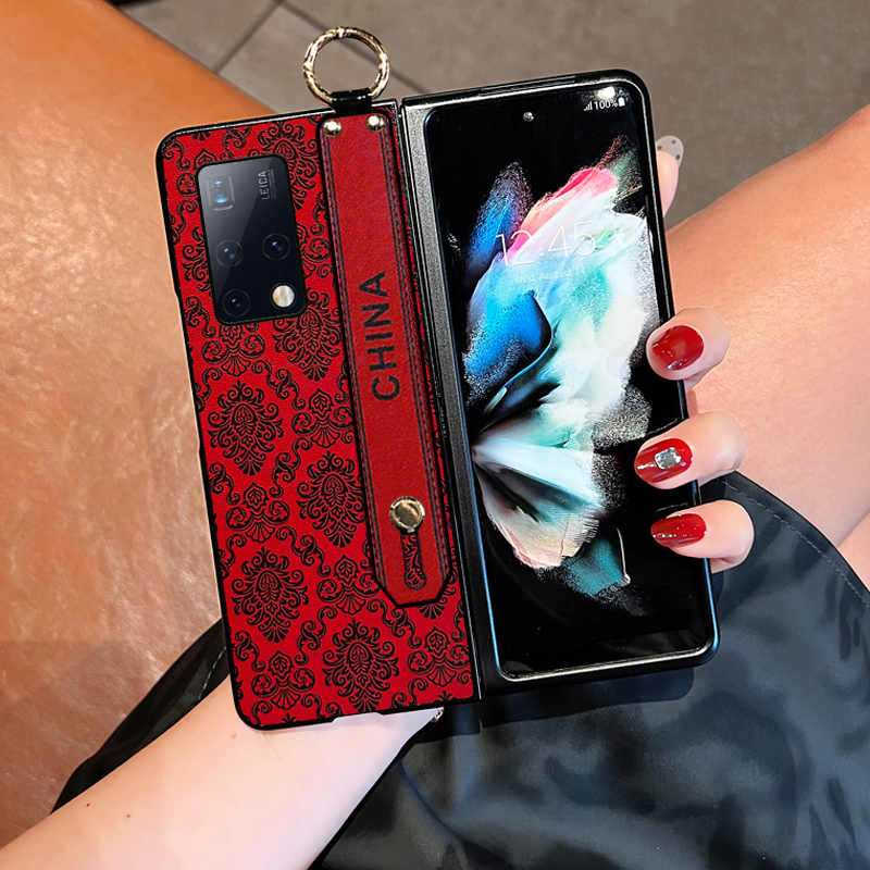 适用华为MateX6手机壳x3皮质XS2折叠屏荣耀Magicvs2保护套x2典藏版V2RSR外壳VPurse潮v3s腕带x5斜挎挂绳V5 - 图0