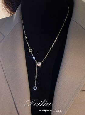 小蛮腰长款毛衣链大气高档秋冬