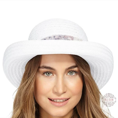Марта Маркс и Спенсер в Великобритании, импортная летняя лента Красивая солнечная шляпа и плетеная шляпа Европейская и американская шляпа фаната Инглун