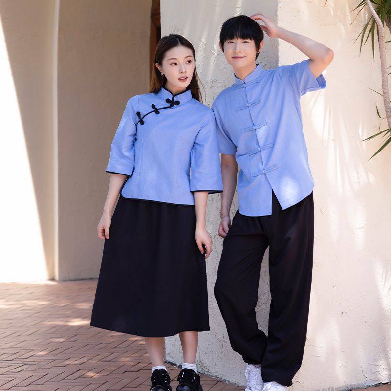 民国学生装女五四青年装民国风女装中山装男班服舞台合唱表演服装,淘宝优惠券,粉丝福利购,淘宝优惠卷