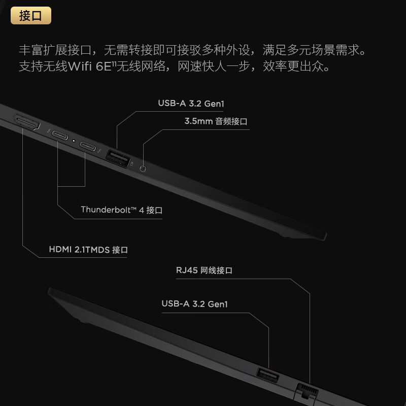 联想 ThinkPad T14P 24款AI酷睿Ultra9/7/5 工程师独显笔记本电脑 - 图3