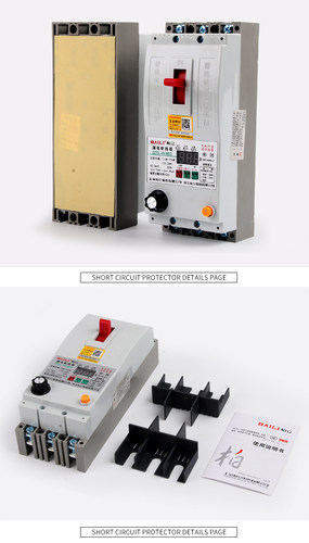 上海柏立DZ15D DZ15L40A 63A100A缺相保护器漏电断路器可调潜水泵 - 图1