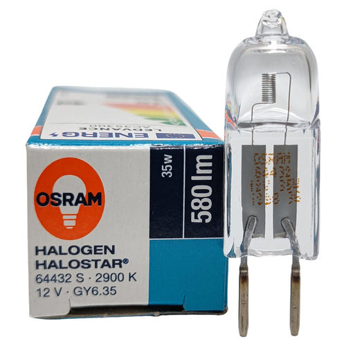 Osram欧司朗64432S 12V35W GY6.35光学仪器灯泡卤素米泡60357 - 图3