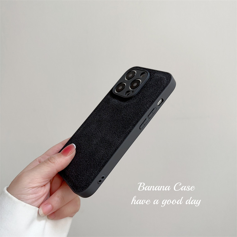 BananaCase高级感深灰色水泥纹适用iPhone13苹果14promax手机壳15pro全包防滑11/12pro防摔xsmax保护套xr硬壳