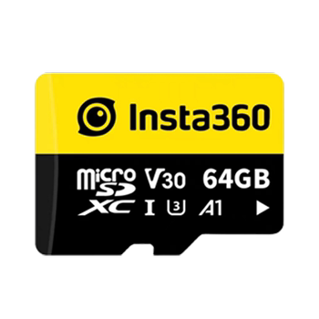 Insta360 ອຸປະກອນເສີມທີ່ແນະນໍາຢ່າງເປັນທາງການ SD card 64G 128G ເຂົ້າກັນໄດ້ກັບ ONE R/ONE X3 X2