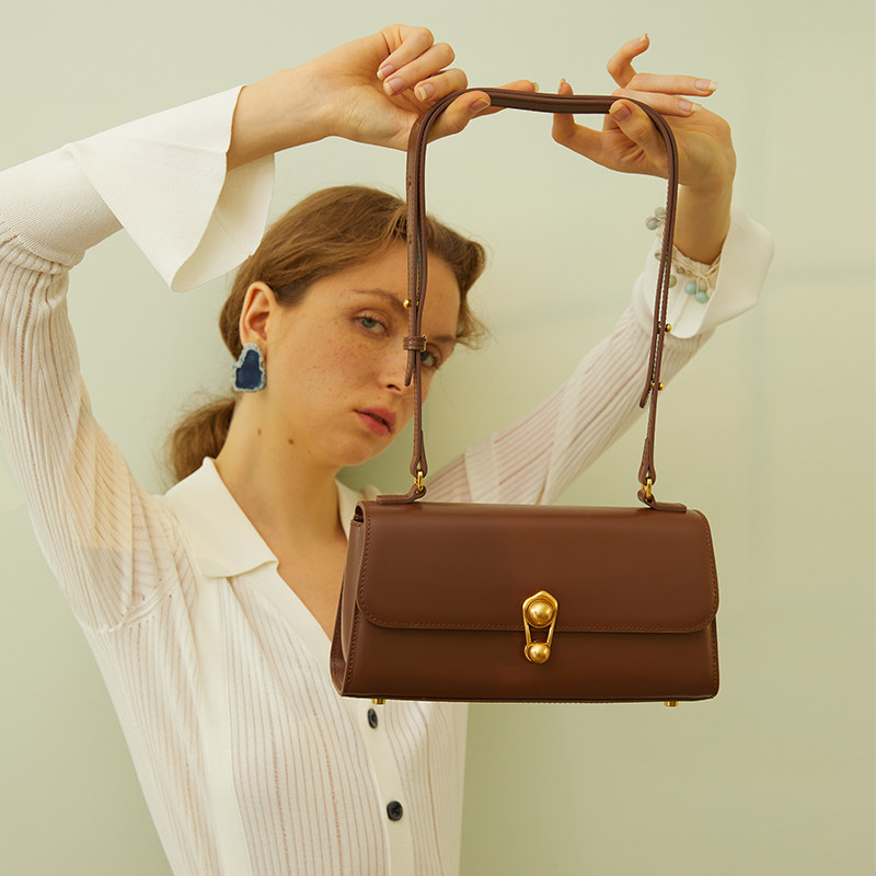 拉菲斯汀2021新款高级感真皮包女包 拉菲斯汀女士包袋