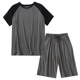Modal shorts two-piece ice silk raglan pajamas ນອກ